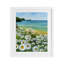 Seaside Daisy Meadow, reproduction encadrée sous verre, conception de Georgie Harrison-1733893138-1733893139