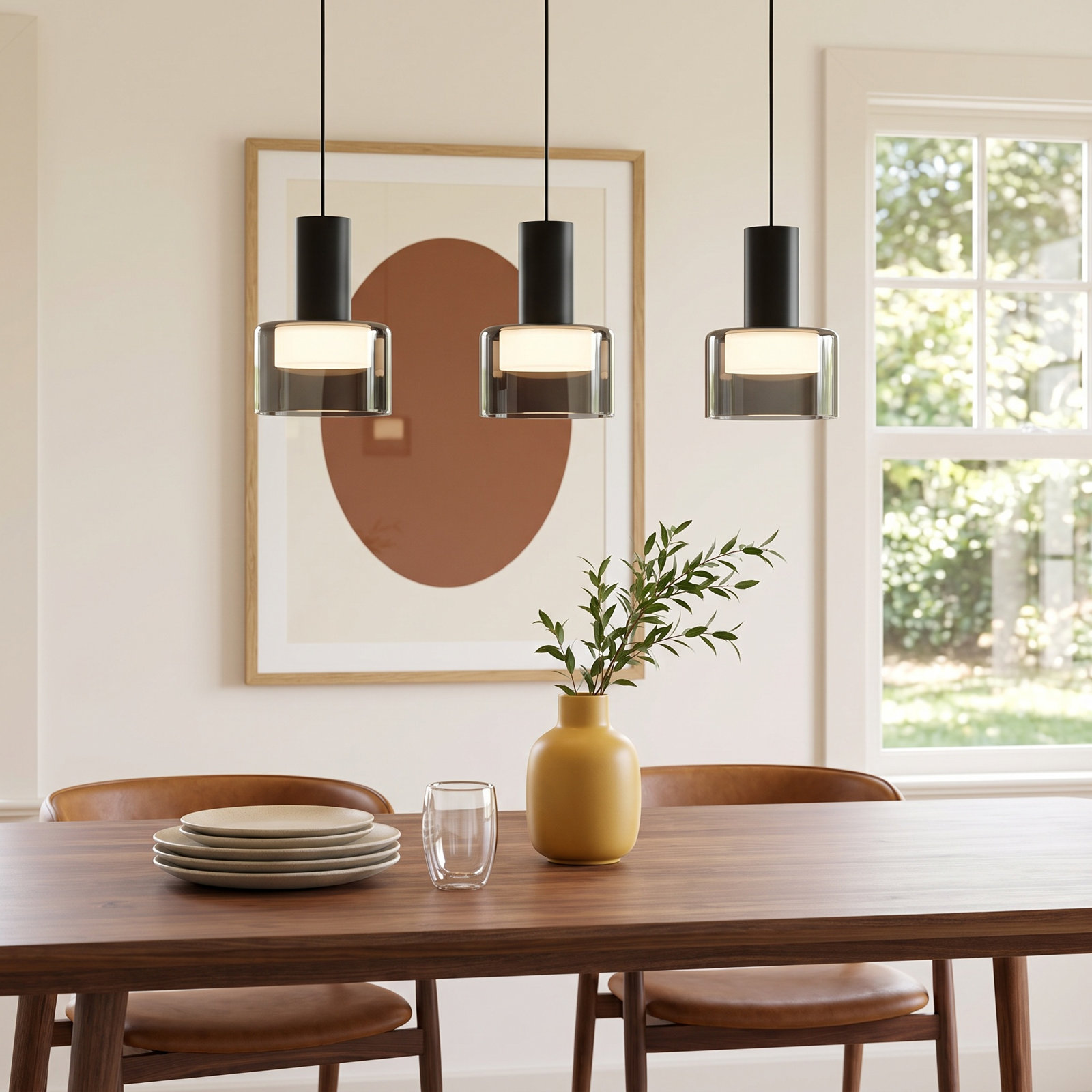 Casey 3 Light Dimmable Pendant