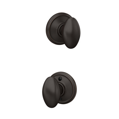 Siena Passage Door Knob with Rosette