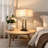 Tomisin USB Table Lamp with Linen Lampshade-1112222324-1137564180