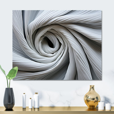 Spiraling Fractal Sprial I - Art mural spirales abstraites en métal