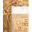 Tapis brun noué à la main de conception unique et unique Oakhur