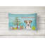  Coussin intérieur / extérieur Christmas Tree and Jack Russell Terrier