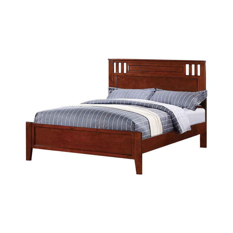 Julchen Open-Frame Bed, Brown, Full