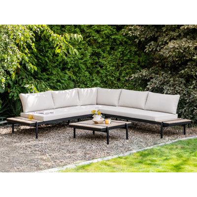 Bernardus Wicker 5 - Person Garden Lounge Set with Cushions