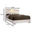 Lit plateforme avec rangement Sim-85134041