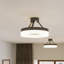 Danica Single Light Acrylic LED Semi Flush Mount