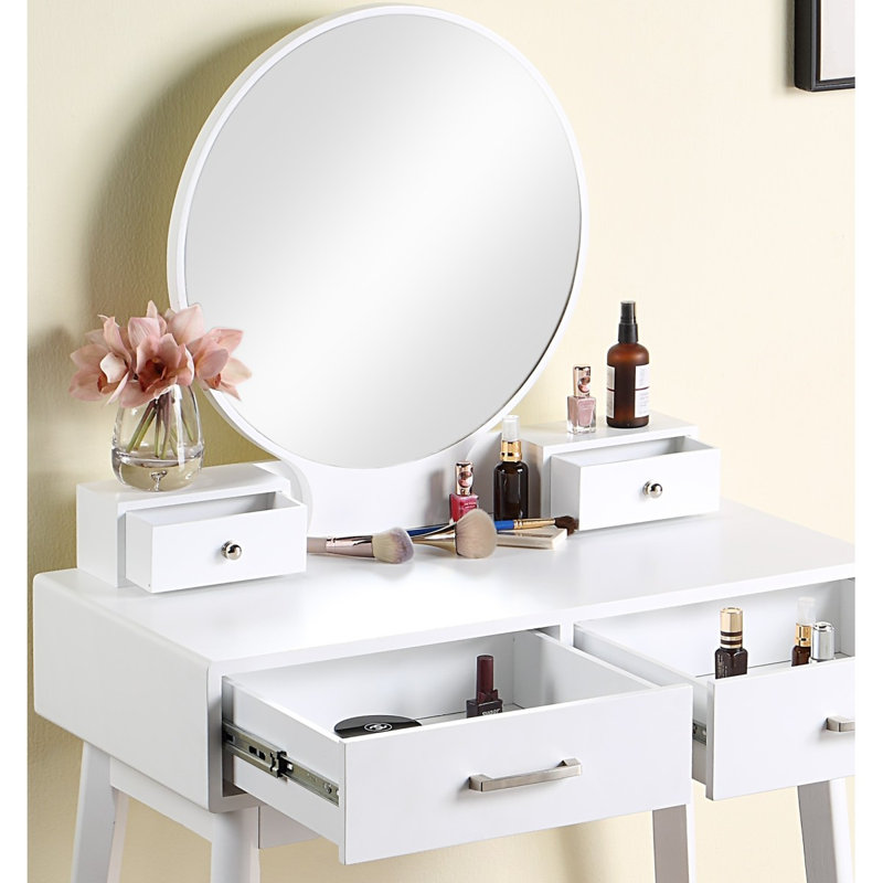 Coiffeuse, Blanc