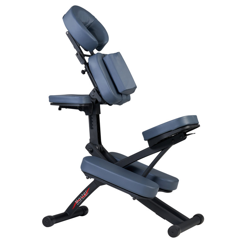 Fauteuil de massage portatif Master Massage - bleu royal, poids léger 24 lb