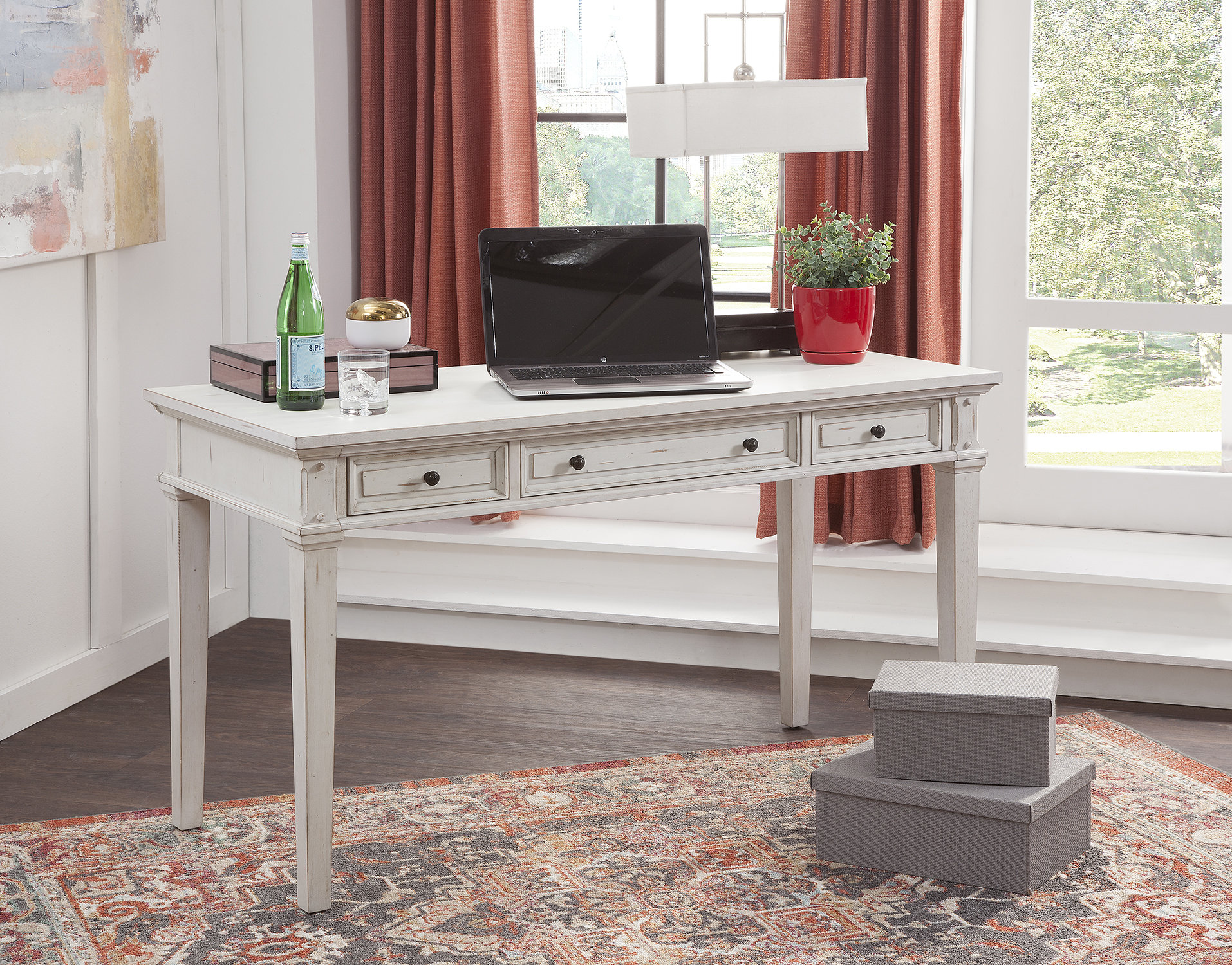 Laurel Foundry Modern Farmhouse® Ilfracombe Desk & Reviews | Wayfair