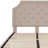 Aluino Arched Button Tufted Upholstered Platform Bed Frame - No Box Spring Required-395099098-395099097