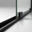 56-60" W X 72" H Semi-Frameless Sliding Shower Door, 5/16"(8Mm) Clear SCGG Tempered Glass, Matte Black Finish, Cut Adjustable Width 4"