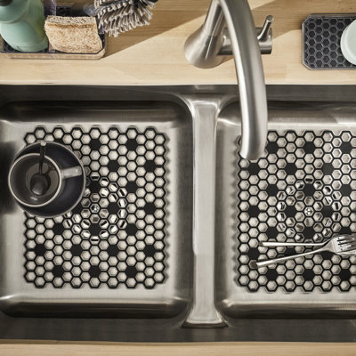 HEXA Kitchen Sink Non-Slip Plastic Drain Tray