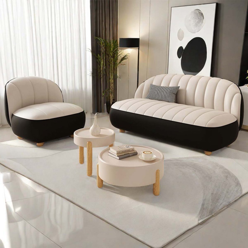 Petit canapé de style crème salon Bedro