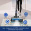 MOOSOO Anti-Tangle Cordless Stick Vacuum Cleaner with LED Display, 30mins Running Time