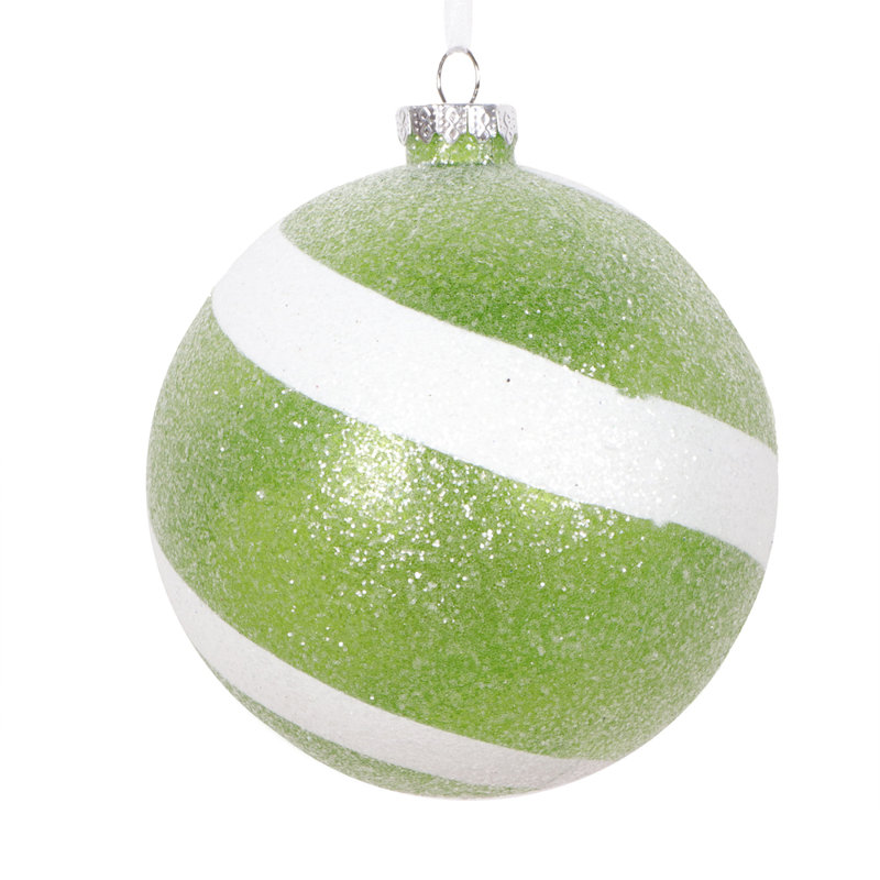 Ornement boule de Noël Flona, Lime