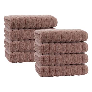 Rachel Turkish Cotton Bath Sheet Towel Set (Set of 2) Color: Beige