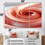 Abstrait tourbillon apaisant orange - art mural géométrique-1308729518-1308729512