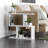 Barbara Side Table Modern 2-Tier Design with Storage Compartments-32302008
