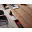 Walnut steel desk
