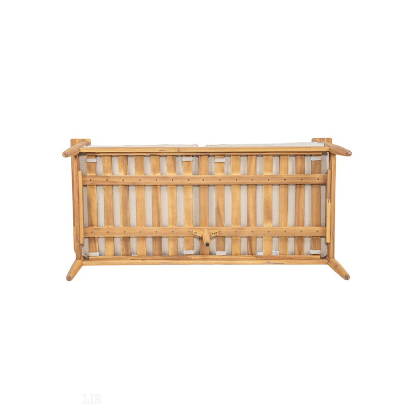 Causeuse d'extérieur en bois d'acacia Terassi