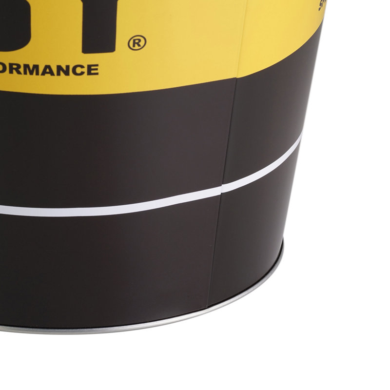 American Art Decor Metal Open Waste Basket - 2.25 Gallons