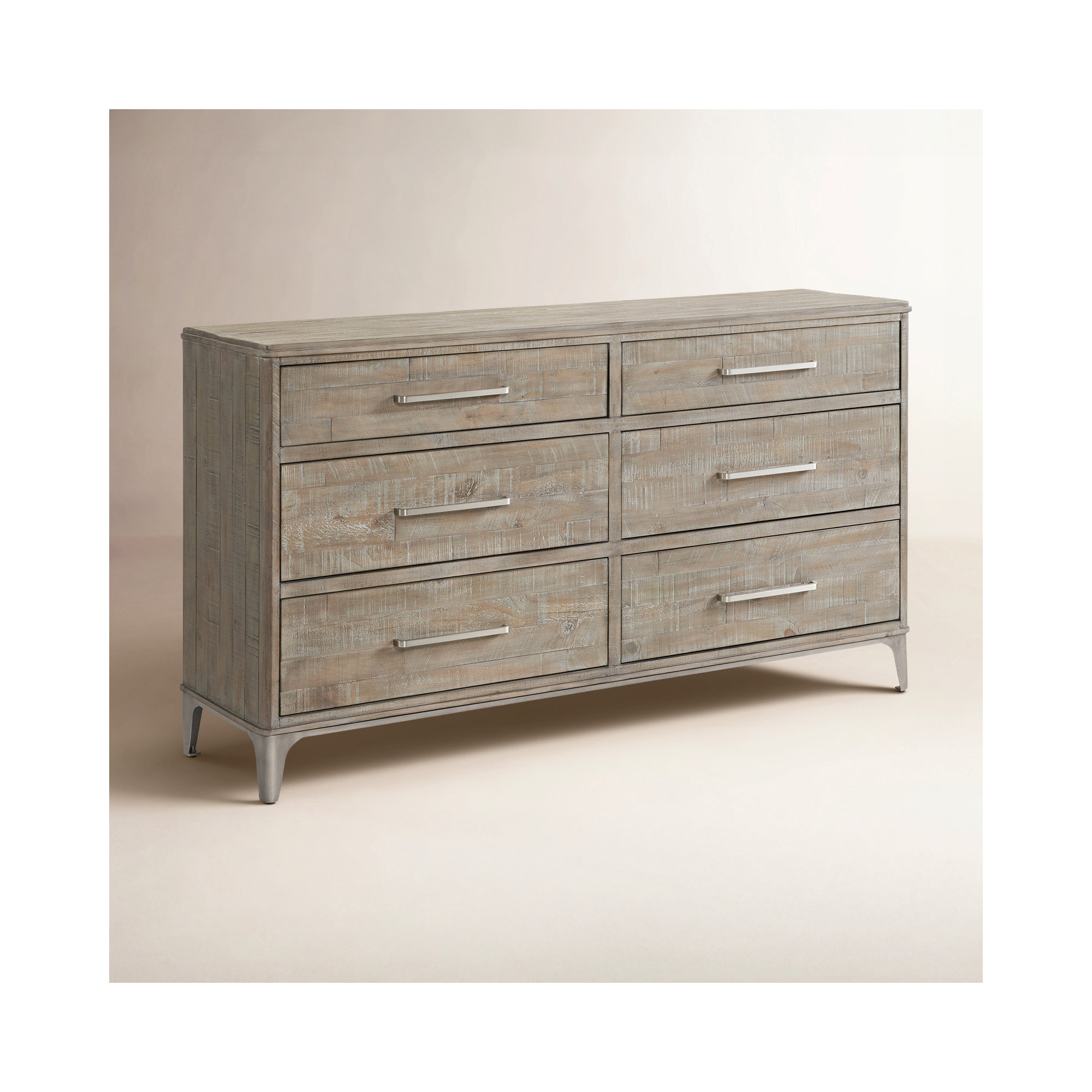 Mauve 6 - Drawer Double Dresser, Hazelwood