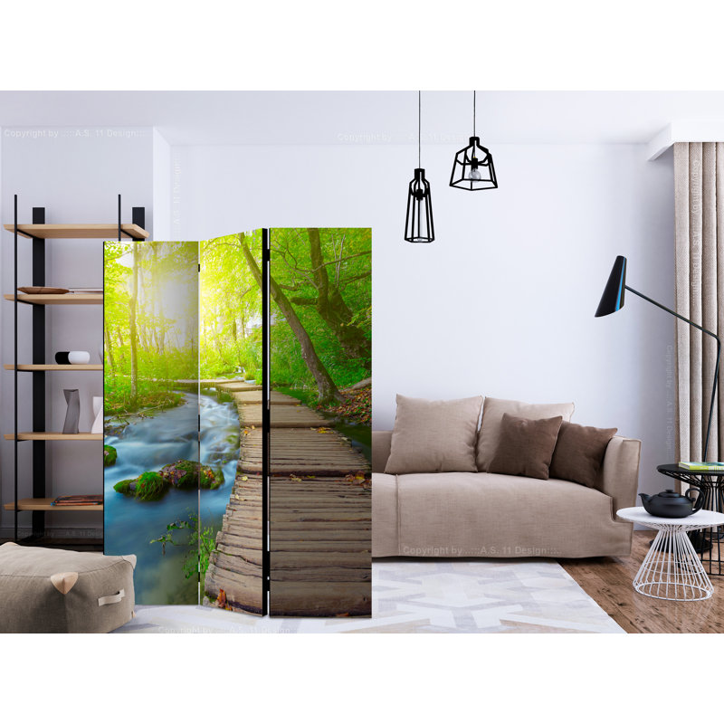 Carlson 172cm H Folding Room Divider, 3