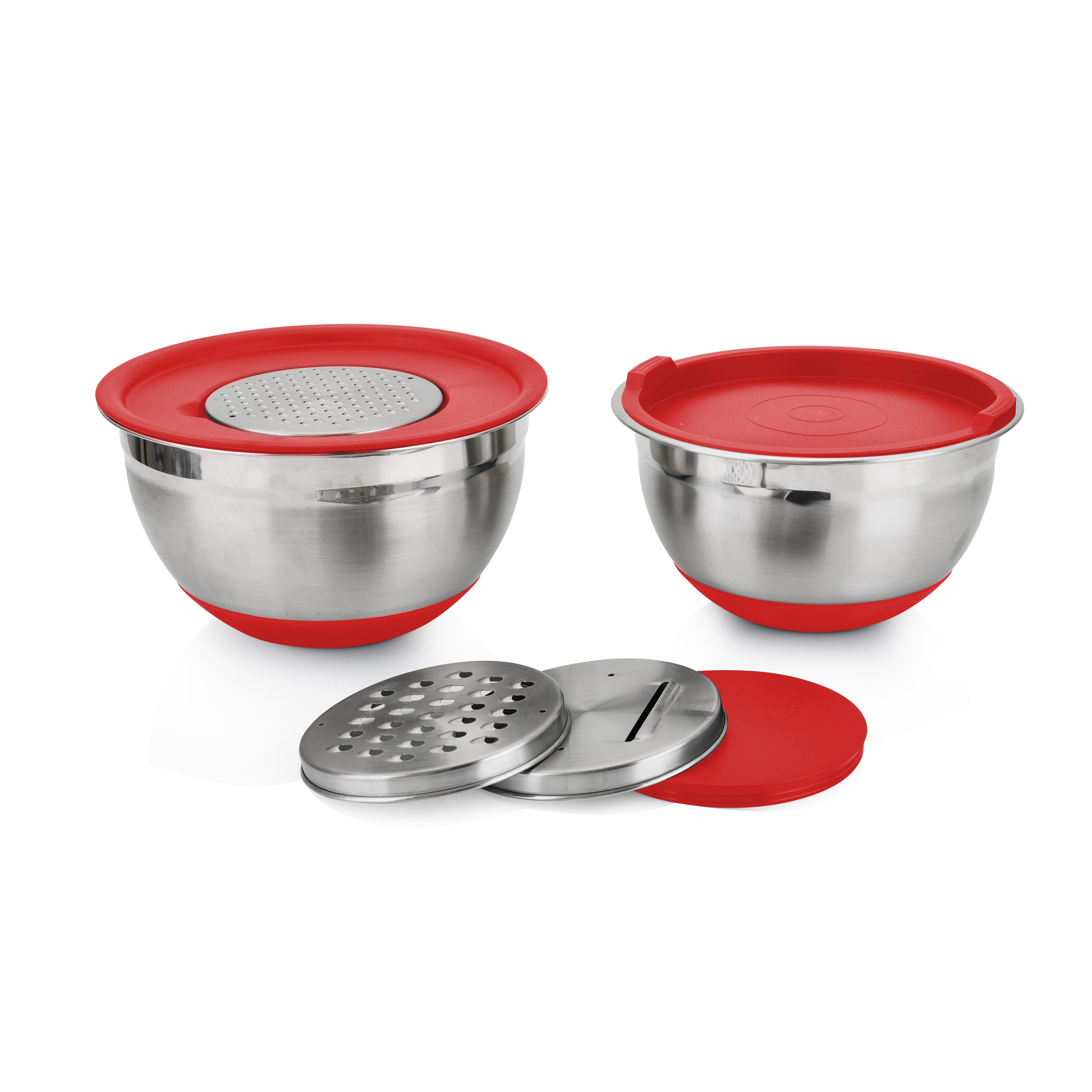 PRO SERIES 3 Qt. MIXING BOWL 304 Stainless Steel with BPA Free Lid