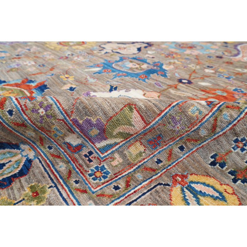 High-Quality Hand-Knotted Camel Area Rug
