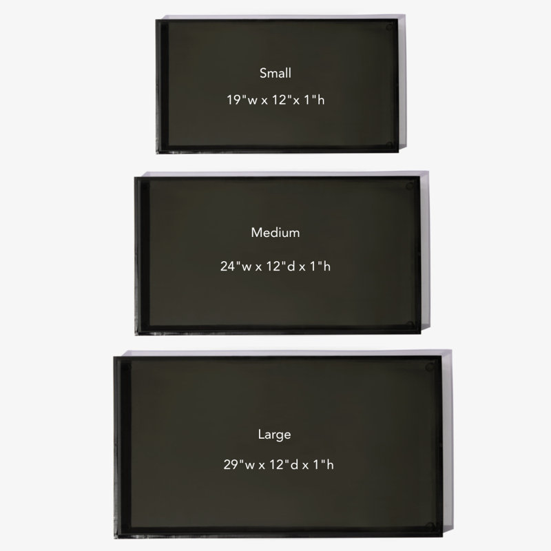 Clear Overflow Feeding Tray, Medium, Clear