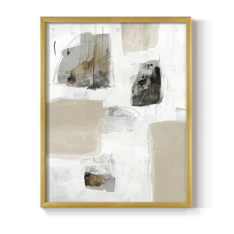 «Watch from the Window II», reproduction encadrée V30, H 28 po x l 22 po, Or