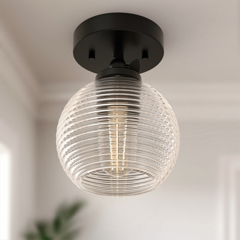 Chmura 1-Light Flush Mounted Wall Sconce Pendant Lighting(3-Pack)
