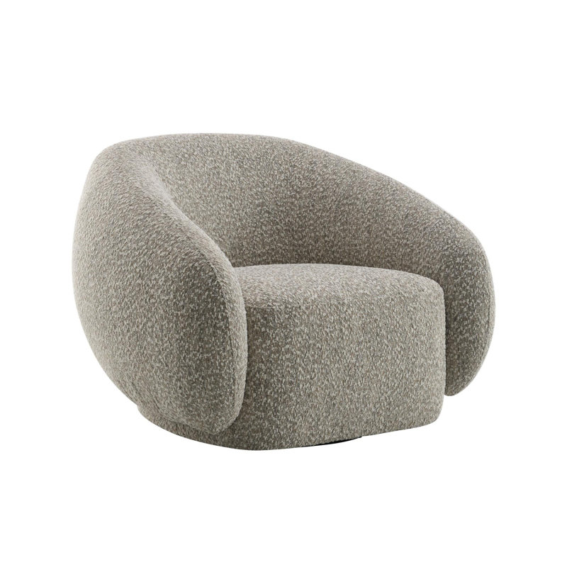 Fauteuil d'appoint moderne, Brun