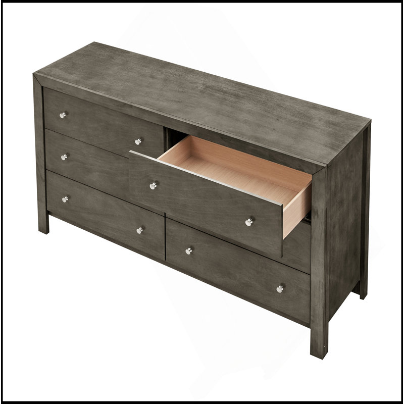 Commode Burlington, gris, Gris