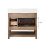 Ensemble de meuble-lavabo simple 36 po avec plateau en pierre reconstituée Marissa-915050150