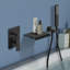 Robinet de baignoire mural avec pomme de douche à main Topcraft