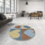 Tapis bleu / brun Antrice-1181383237