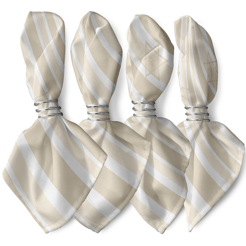 Lamarea Shooting Stars Napkins, Ivory