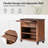 Elfine Traditional 28"W 1-Drawer Curved Front Solid End Tables with Pull-out Tray Set of 2-1737580903