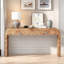 Albright Elegant Console Table With Unique Wood Grain And 2 Drawers-1150711854