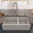 Alfi Brand 18.13'' W Double Bowl Fireclay Farmhouse Kitchen Sink-14385980