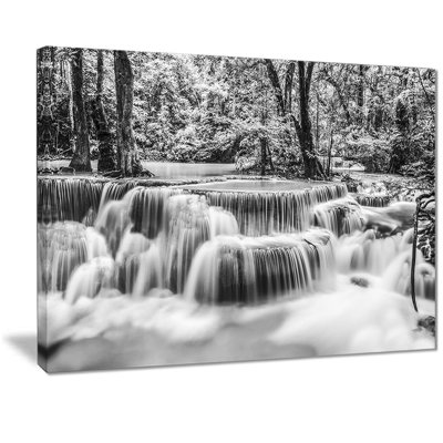 « white erawan cascade », impression sur toile