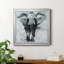 Proud Elephant - Reproduction d'art graphique sur toile encadrée-1263565295-1263565294
