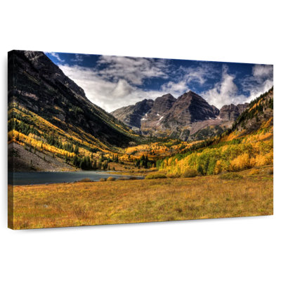 Alvord Cloudy Skies Over Maroon Bells