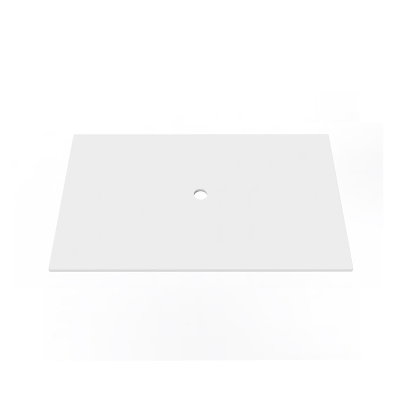 Dessus de meuble-lavabo moderne 30 "pour lavabo à vasque - blanc, Blanc
