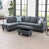 Dark Gray Velvet