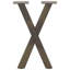  Dining Table Legs X-Shaped Desk Legs Kitchen Metal Furniture Legs Steel