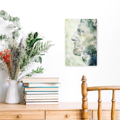 «Sailor Abstract Contemporary Ocean Portrait», art mural