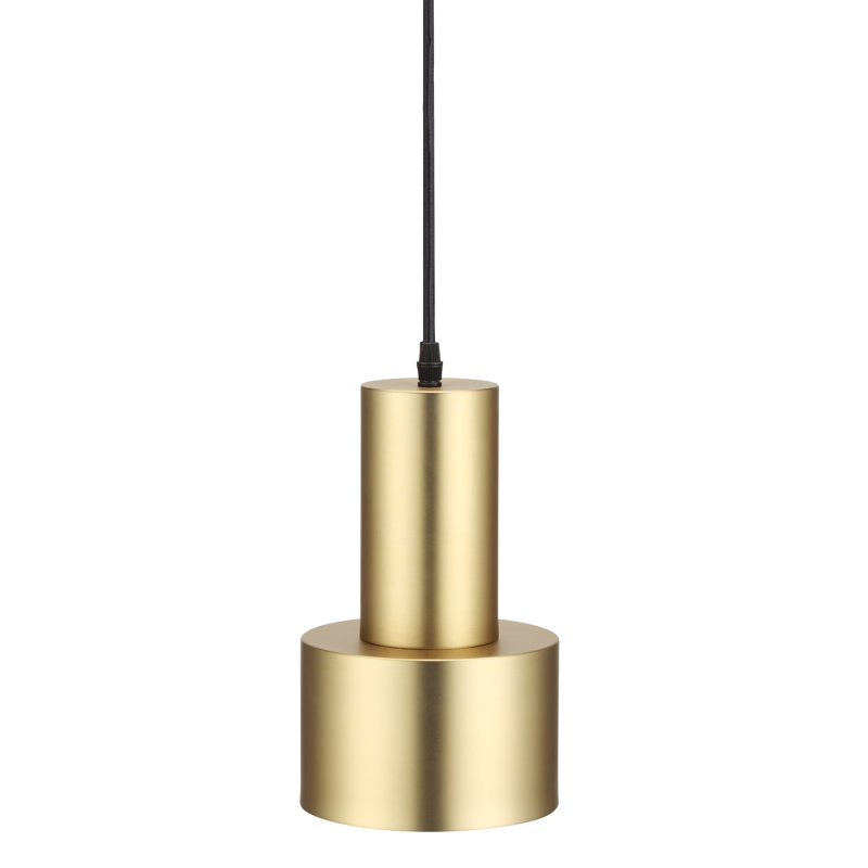 Luminaire suspendu cylindrique unique à 1 lumière